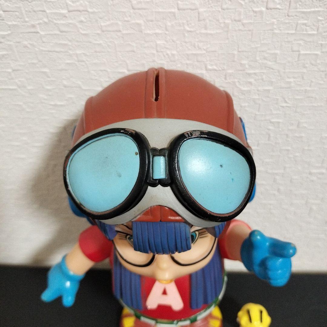 当時物！希少！Dr.スランプアラレちゃん ソフビ貯金箱＆ガッチャン指