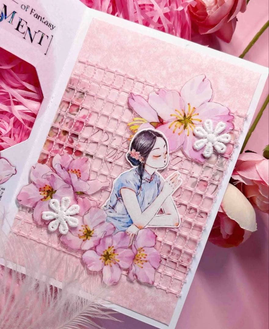 PET 初见 ダイカット加工 5.5cm×5m 海外マスキングテープ 桜 - メルカリ