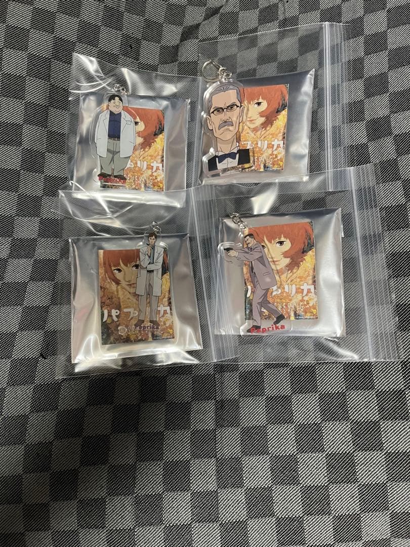 今敏 パプリカ クリアスタンドキーホルダー 4点セット