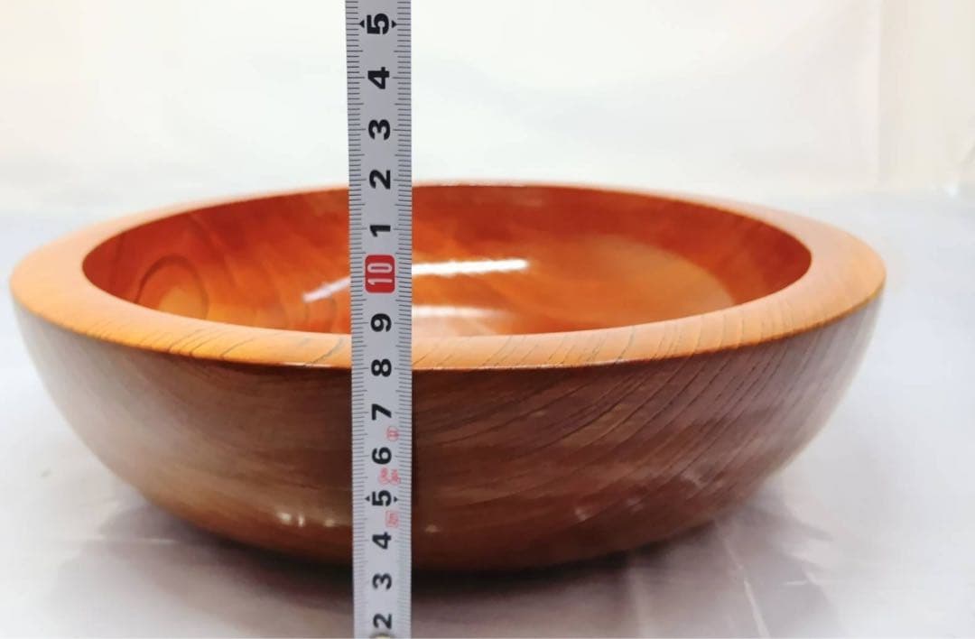 くりぬき鉢　麺捏鉢　盛り鉢　29.5cm 菓子盆　菓子皿　木製　鉢　皿