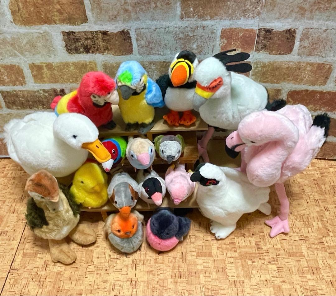 10C+1 鳥コレクションぬいぐるみ　17個セット　オマケ付き