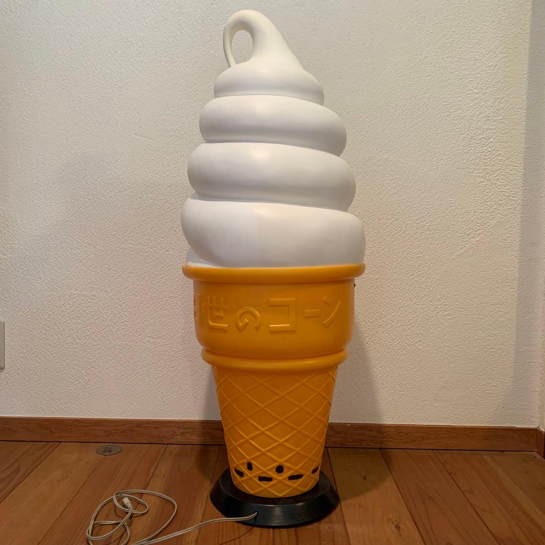 NISSEI 日世のコーン ソフトクリームライト ディスプレイ 非売品 日世