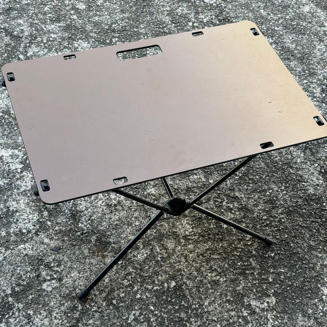 ヘリノックス テーブルワン ソリッドトップ コヨーテカラー 収納袋付き