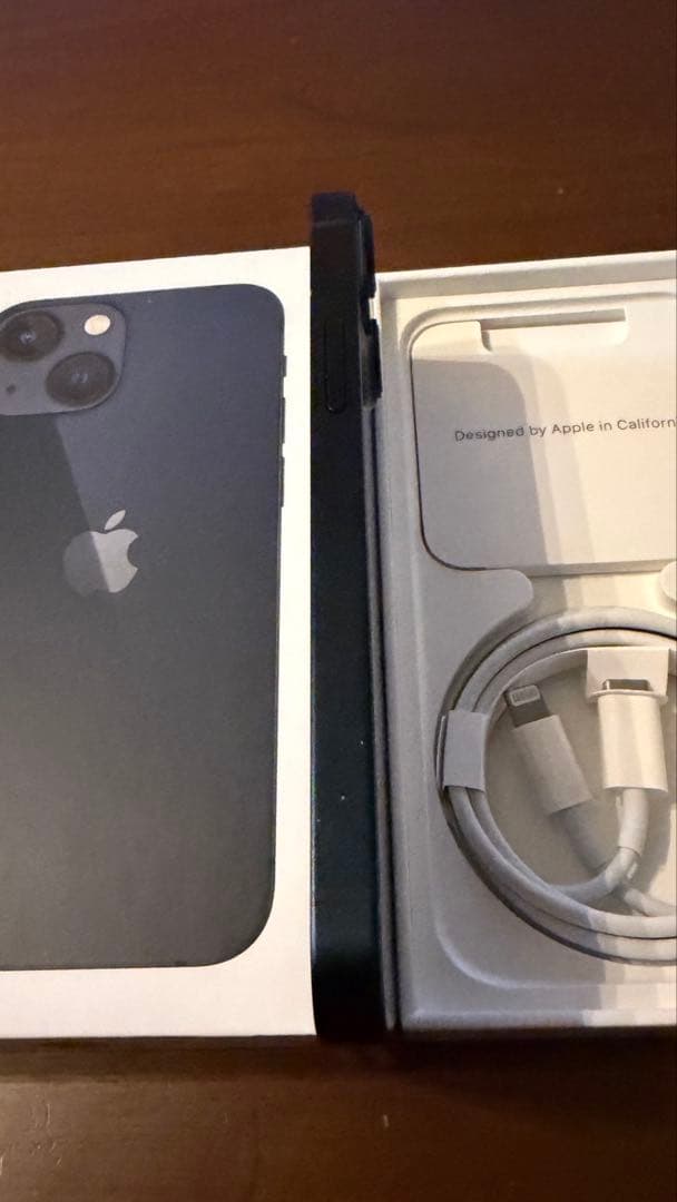 Apple iPhone 13 mini ミッドナイト 本体 充電ケーブル付