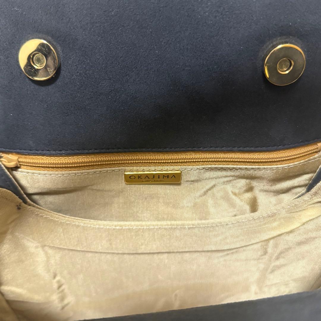 【新品未使用】希少　京都岡重　OKAJIMA 岡島和装バッグ　象　京友禅　シルク