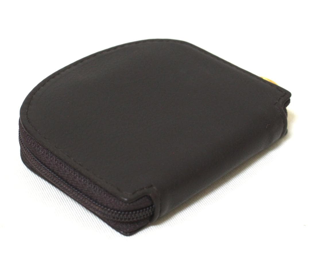 極美品 クリスチャンディオール レザー CDロゴ ケース ゴールド 茶