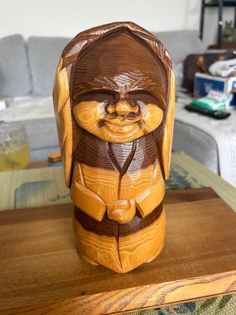 北海道木彫民芸品 アイヌ ニポポ人形