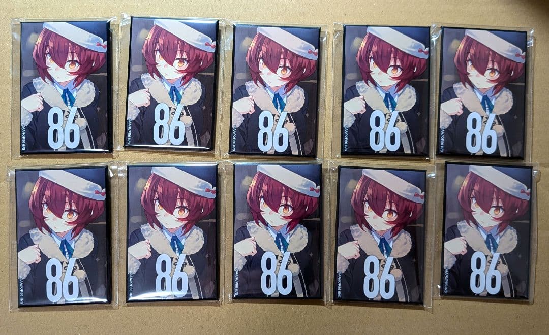 86 エイティシックス スクエア缶バッジ エイティシックス 86