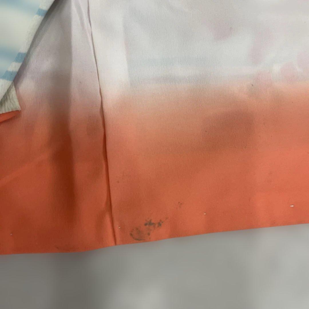 七五三　7歳着物 アンティーク着物【K7-16】