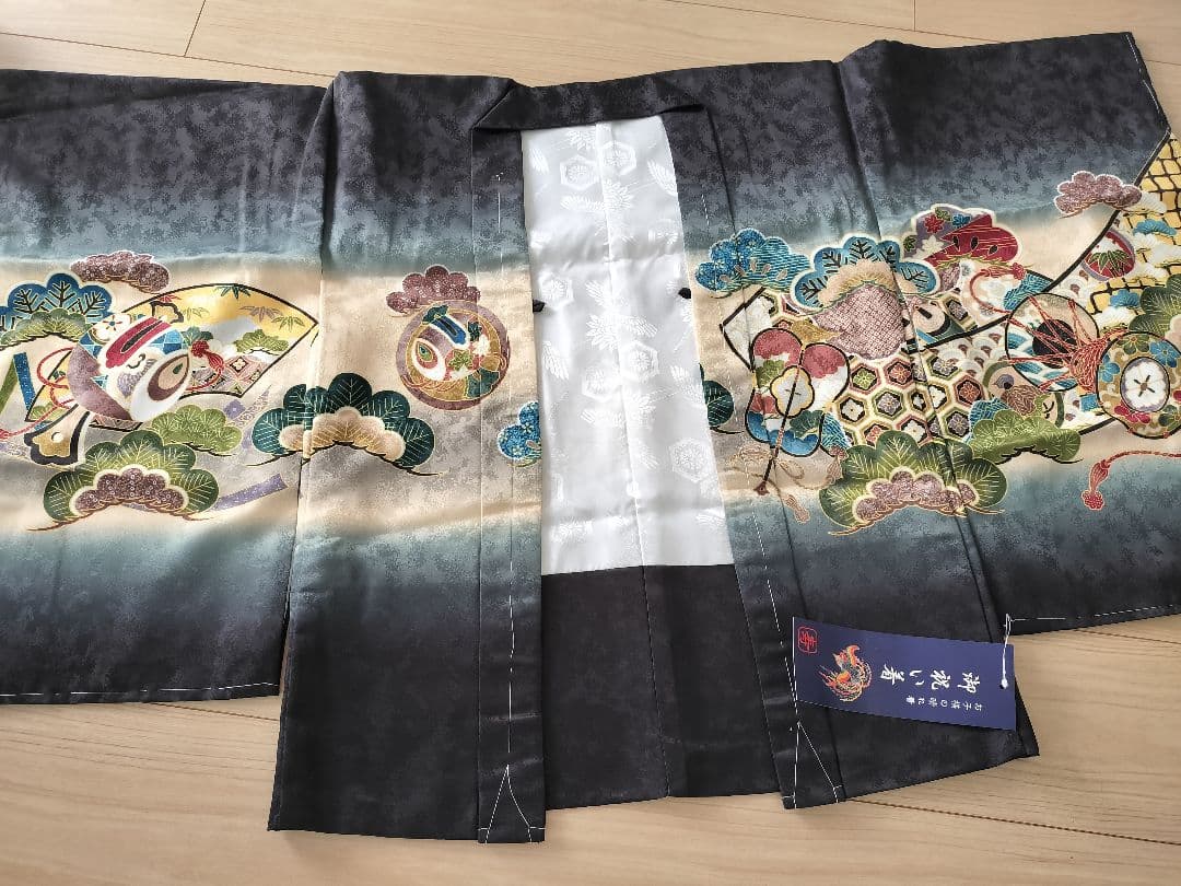 【羽織新品未使用】七五三　5歳　男の子　袴　 着物12点セット