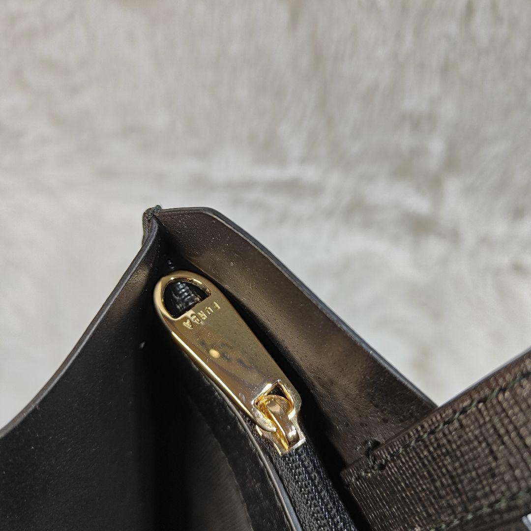 【未使用級】FURLA ブラック ミニハンドバッグ　黒 ブラック