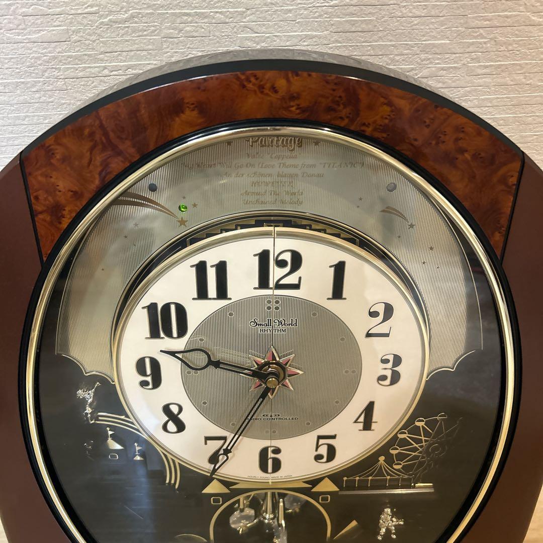 からくり時計 4MN473RA パルタージュ スワロフスキー