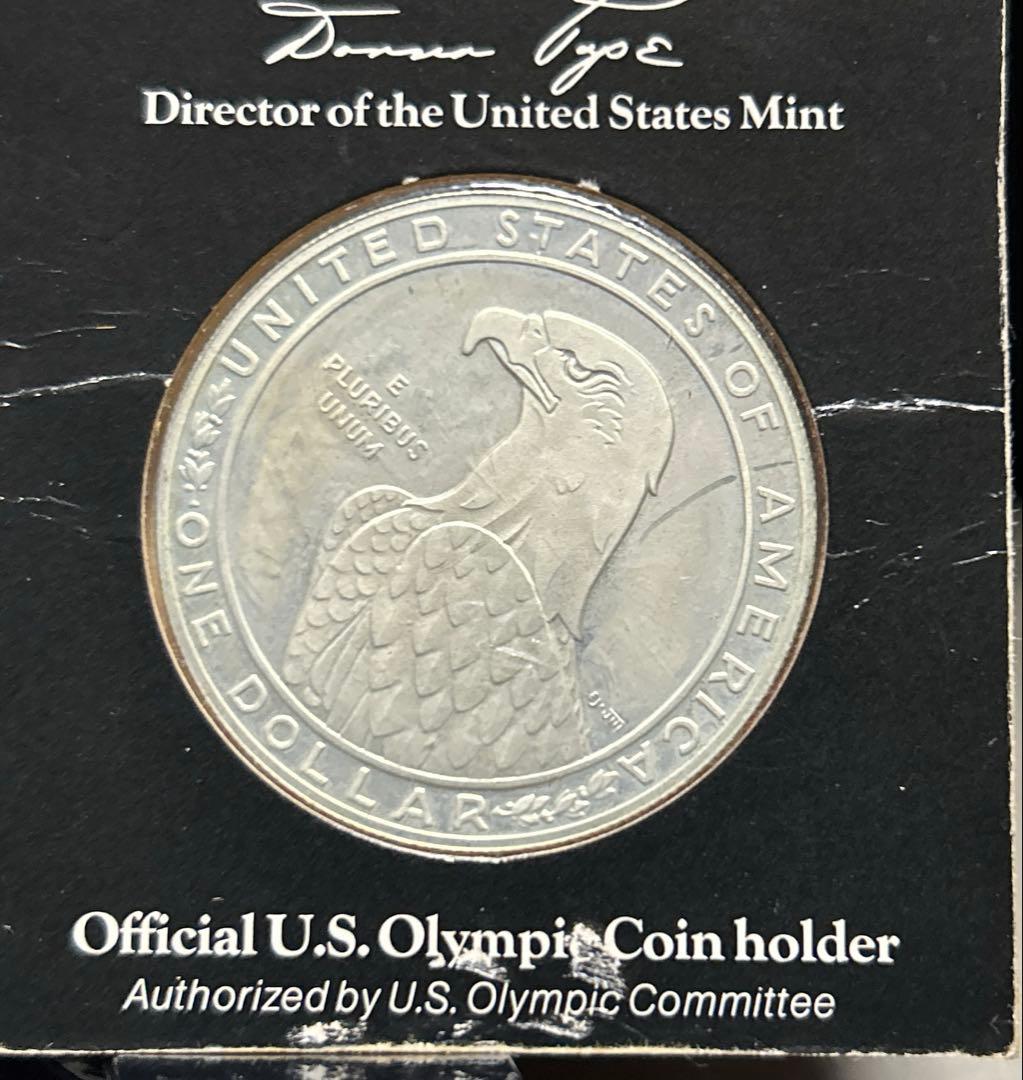 k*h様 ロサンゼルスオリンピック記念銀貨 2枚セット - メルカリ