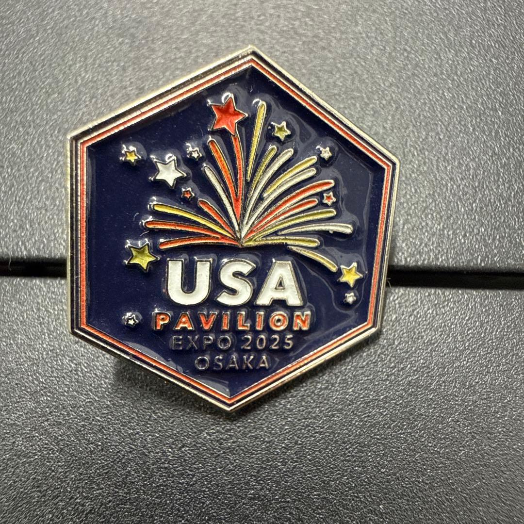 大阪 関西万博 アメリカ館 独立記念日Expo 2025 ピンバッジ 特報＞大阪