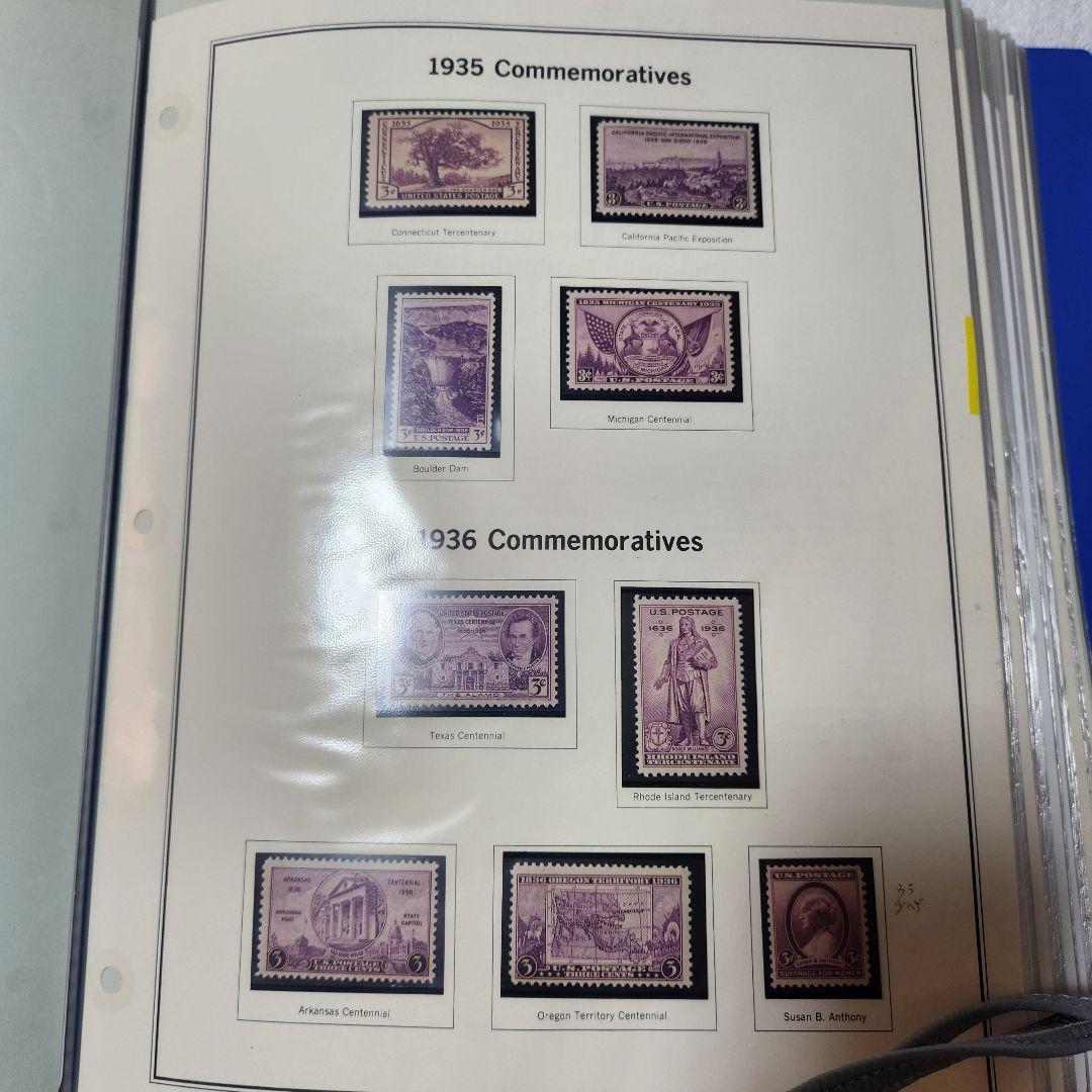 アメリカ 使用済み切手 一冊 1893-1977 1c-13cents