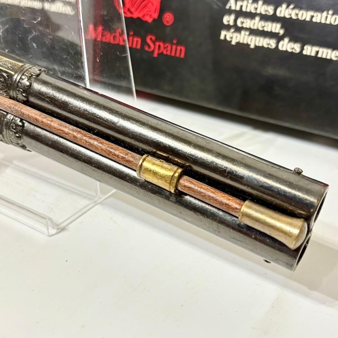 DENIX デニックス レプリカ ピストル フリントロック 2バレル 1264