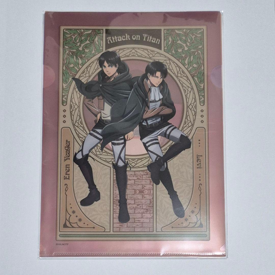 ドンキ 進撃の巨人 リヴァイ ハンジ エルヴィン エレン クリアファイル