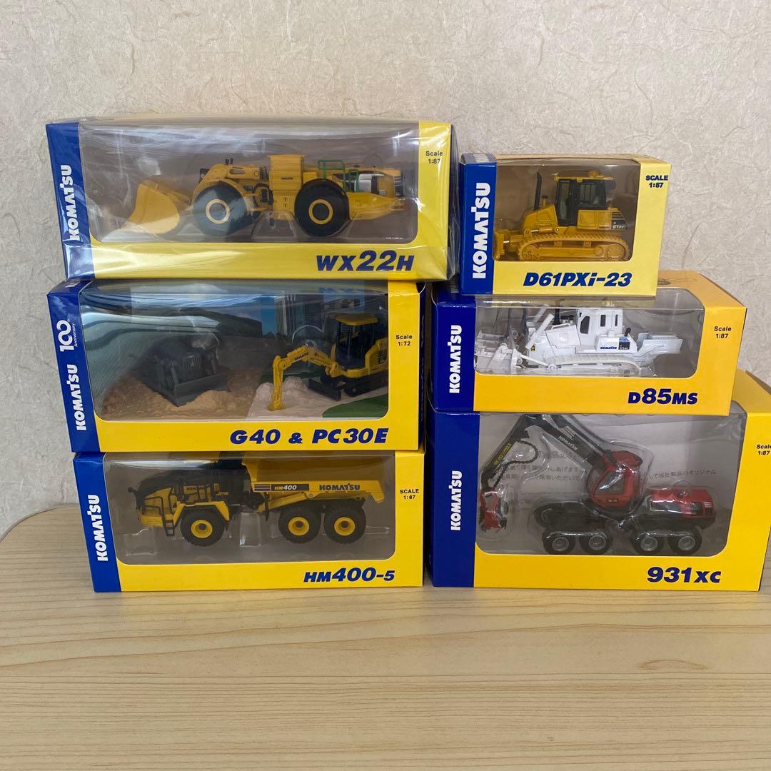 コマツ オリジナル ミニチュア 株主優待 非売品 6点セット - メルカリ