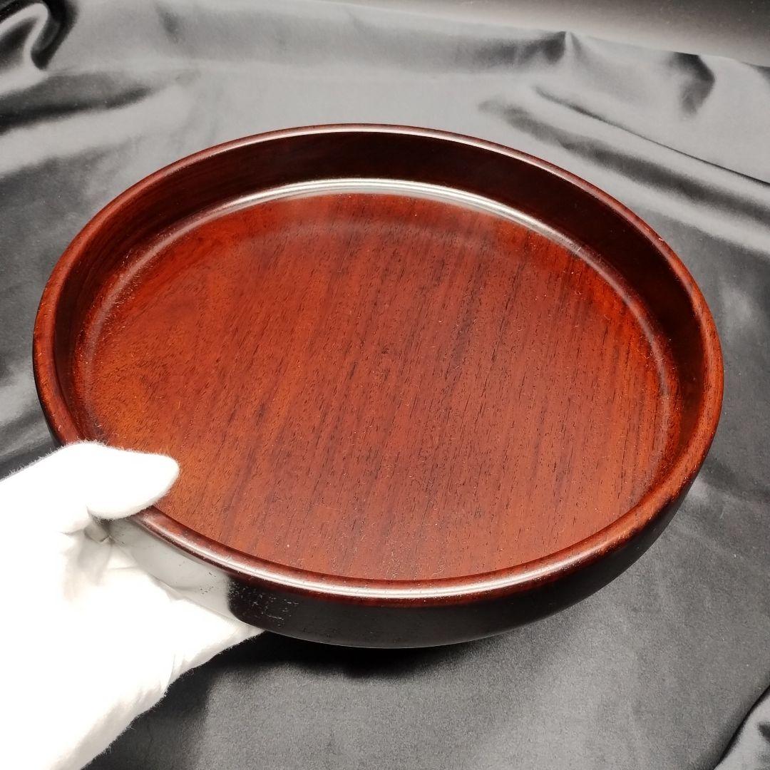 ⭐️未使用品⭐️唐木漆器 丸盆