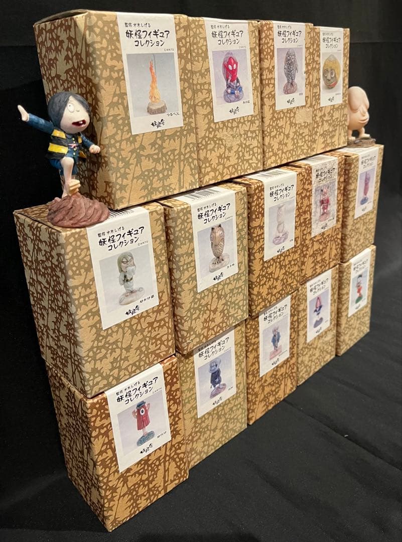 妖怪舎 水木しげる ゲゲゲの鬼太郎 フィギュア 16体 セット ビンテージ 絶版