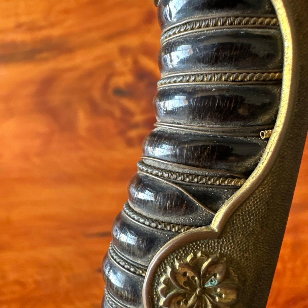 大日本帝国　儀礼刀 当時物旧日本軍 陸軍 指揮刀 装飾的な直刃の刀