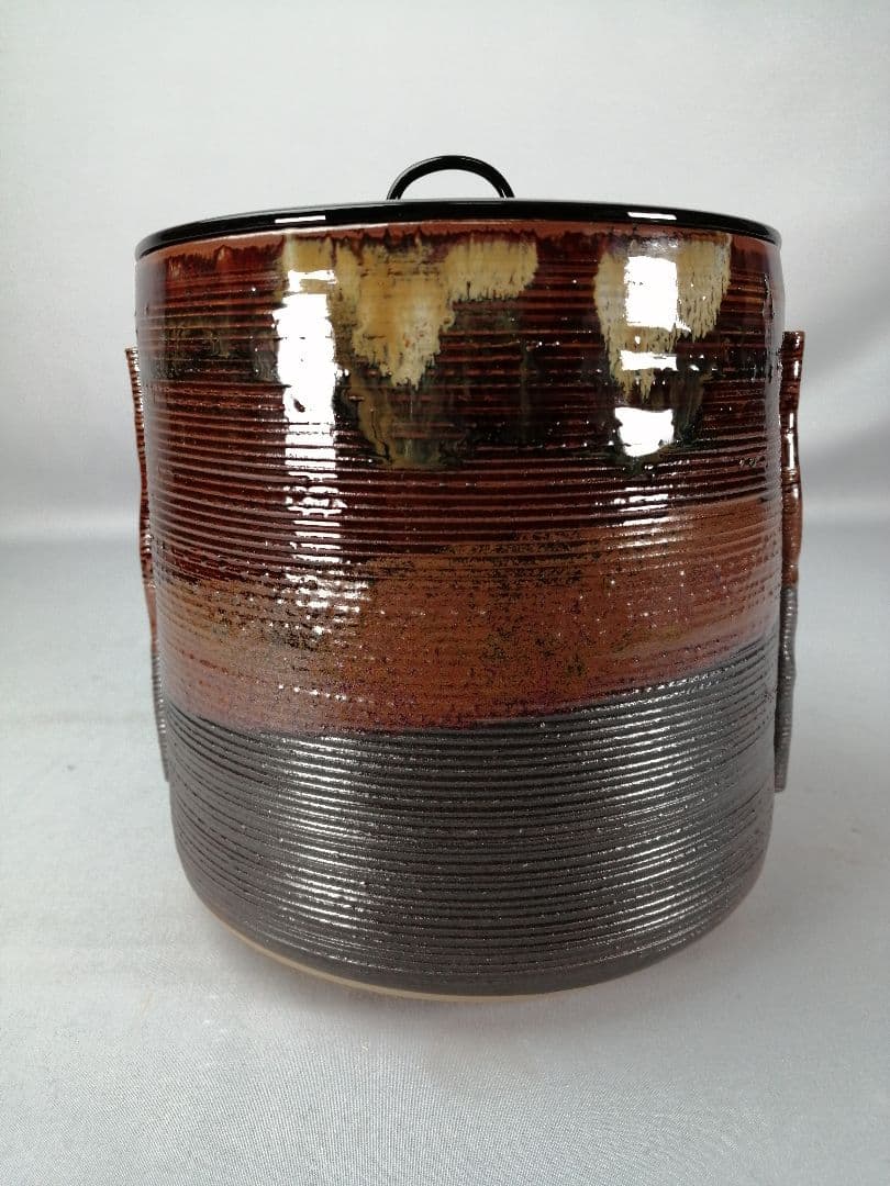 高取焼、鬼丸碧山、四方水指