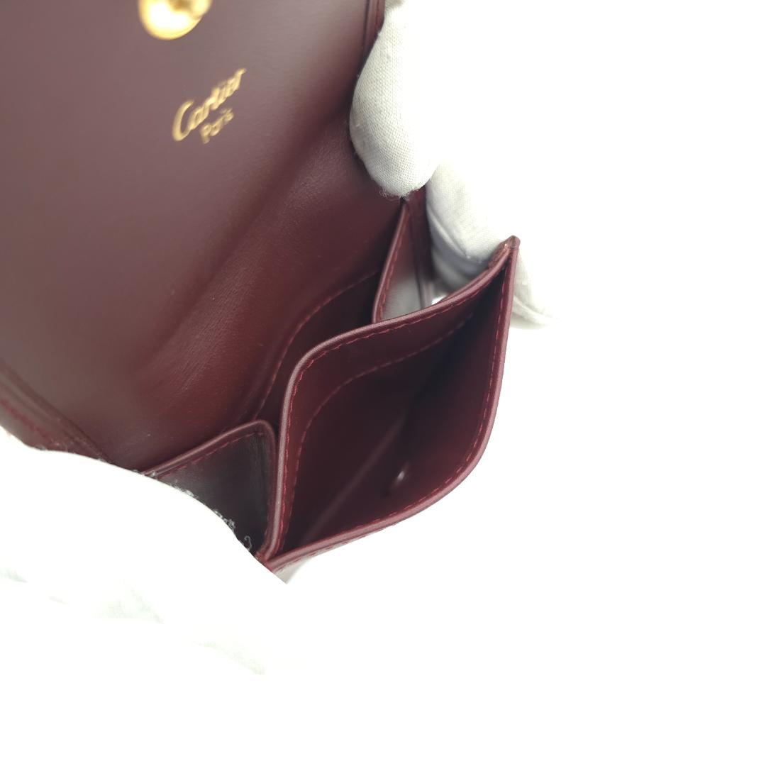 未使用 Cartierカルティエ マストライン C2ロゴ ケース 小銭入れ