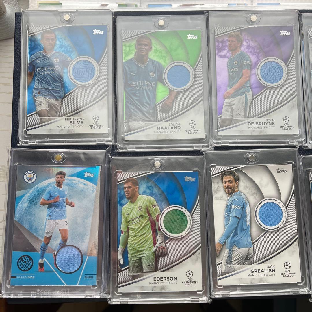 topps Manchester City ジャージカード 8枚セット