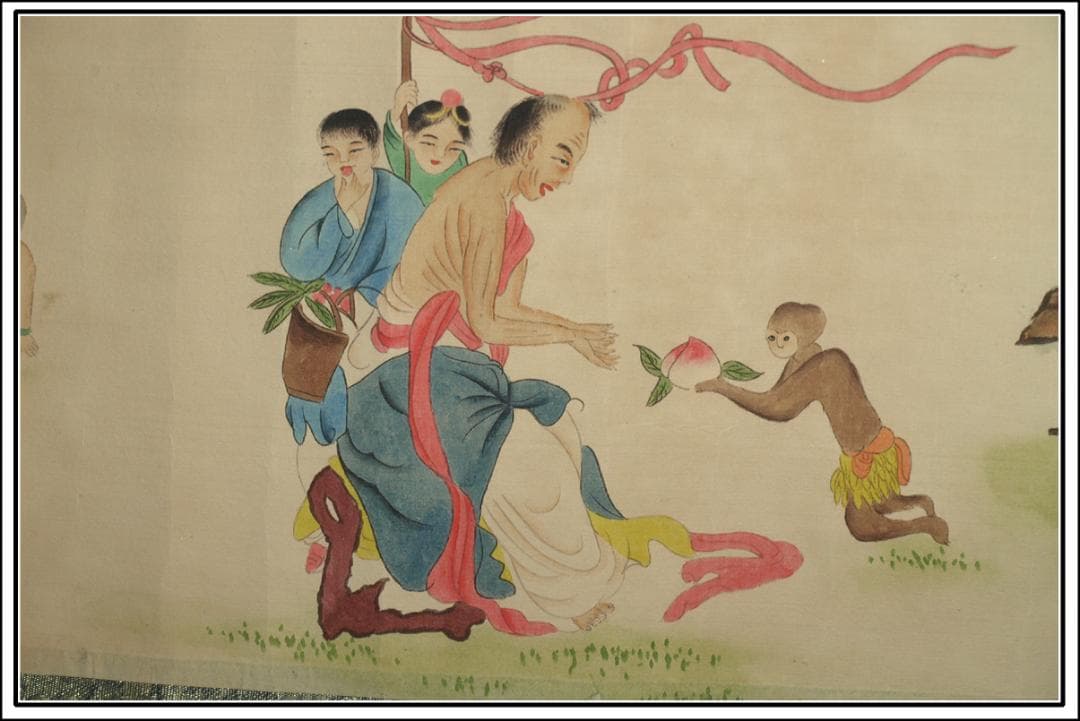 中国明時代の絵 李漾作 激安骨董品 肉筆保証古美術 BD404A3-