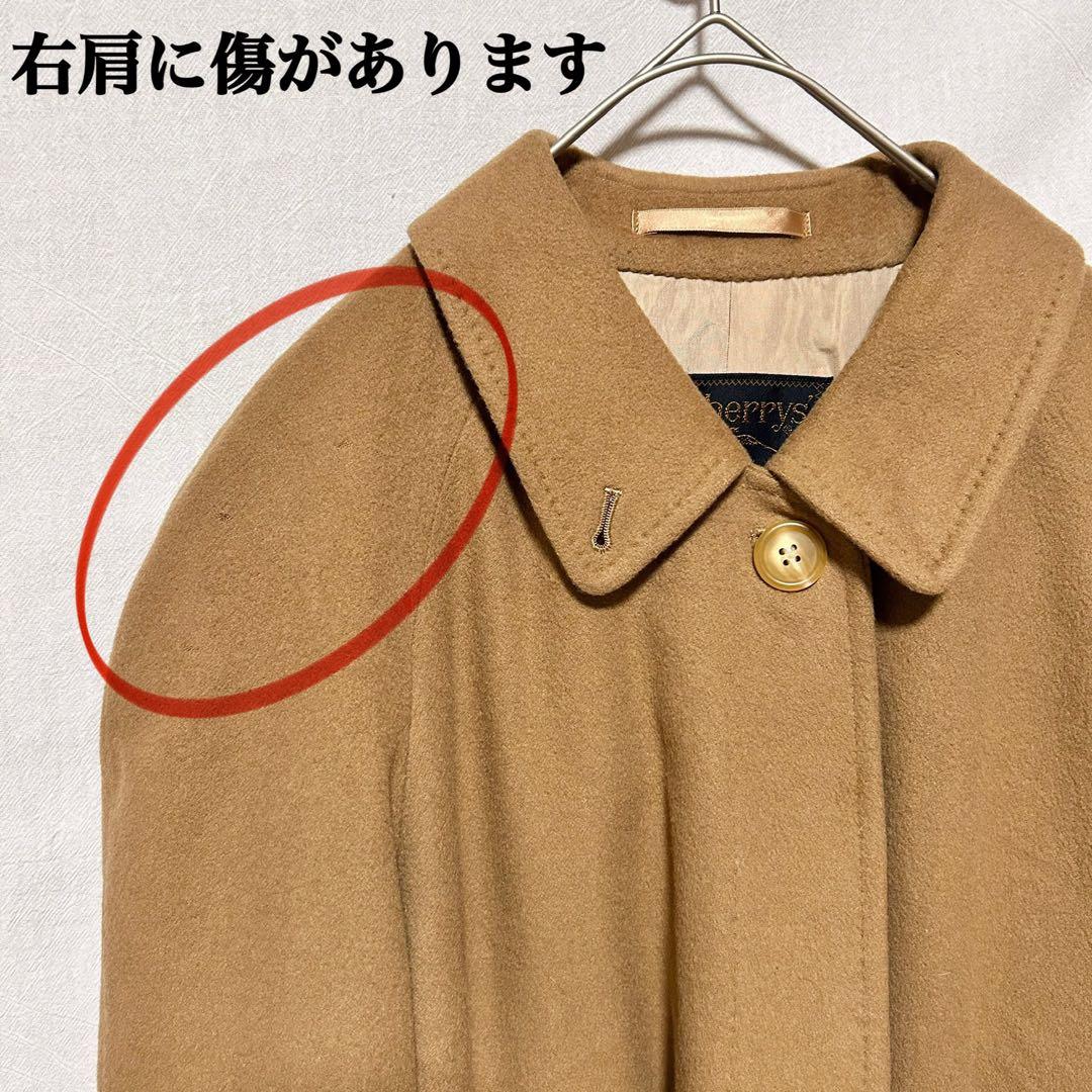 バーバリー ロングコート カシミヤ ウール バルマカンコート