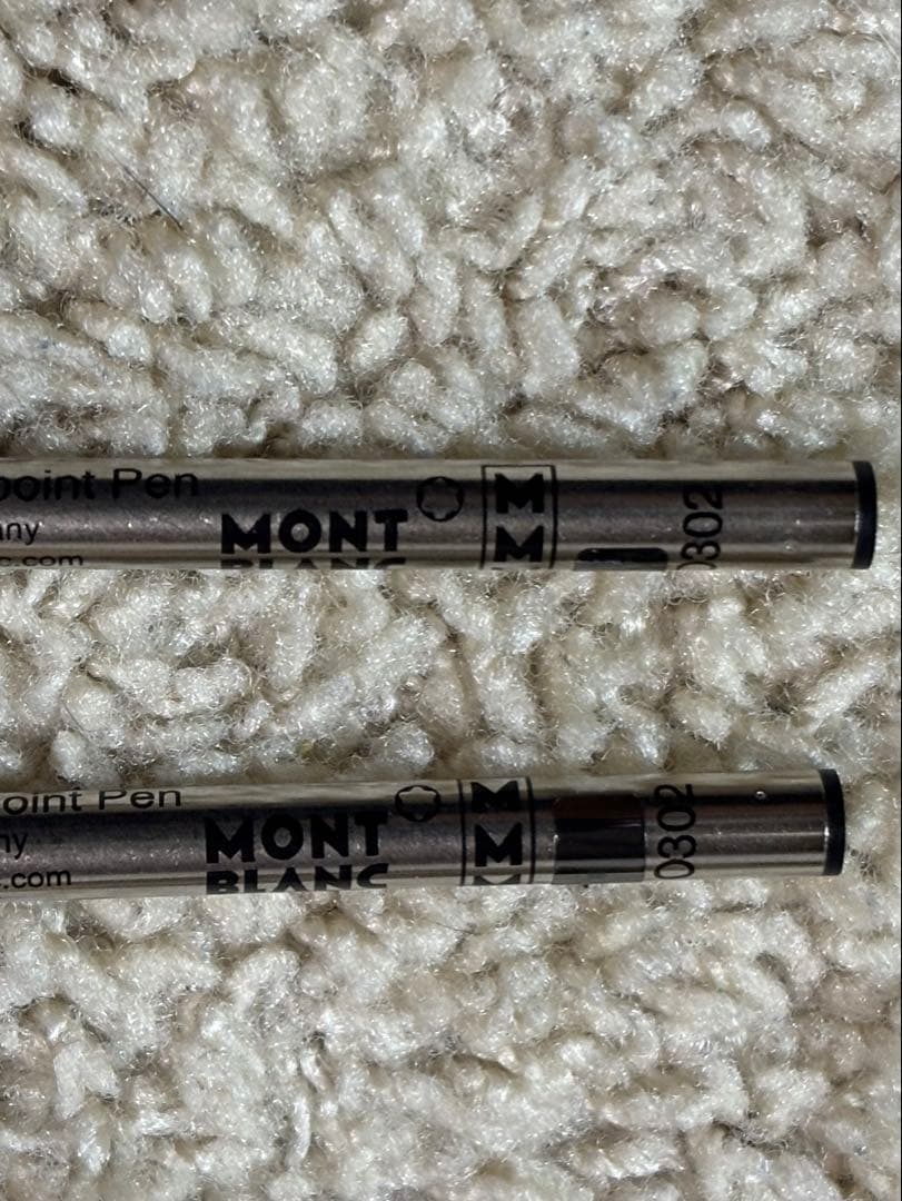 モンブランマイスターシュティックボールペン　ケース・未使用芯黒2本付　ネーム入