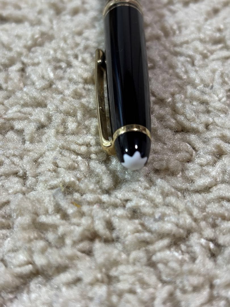 モンブランマイスターシュティックボールペン　ケース・未使用芯黒2本付　ネーム入