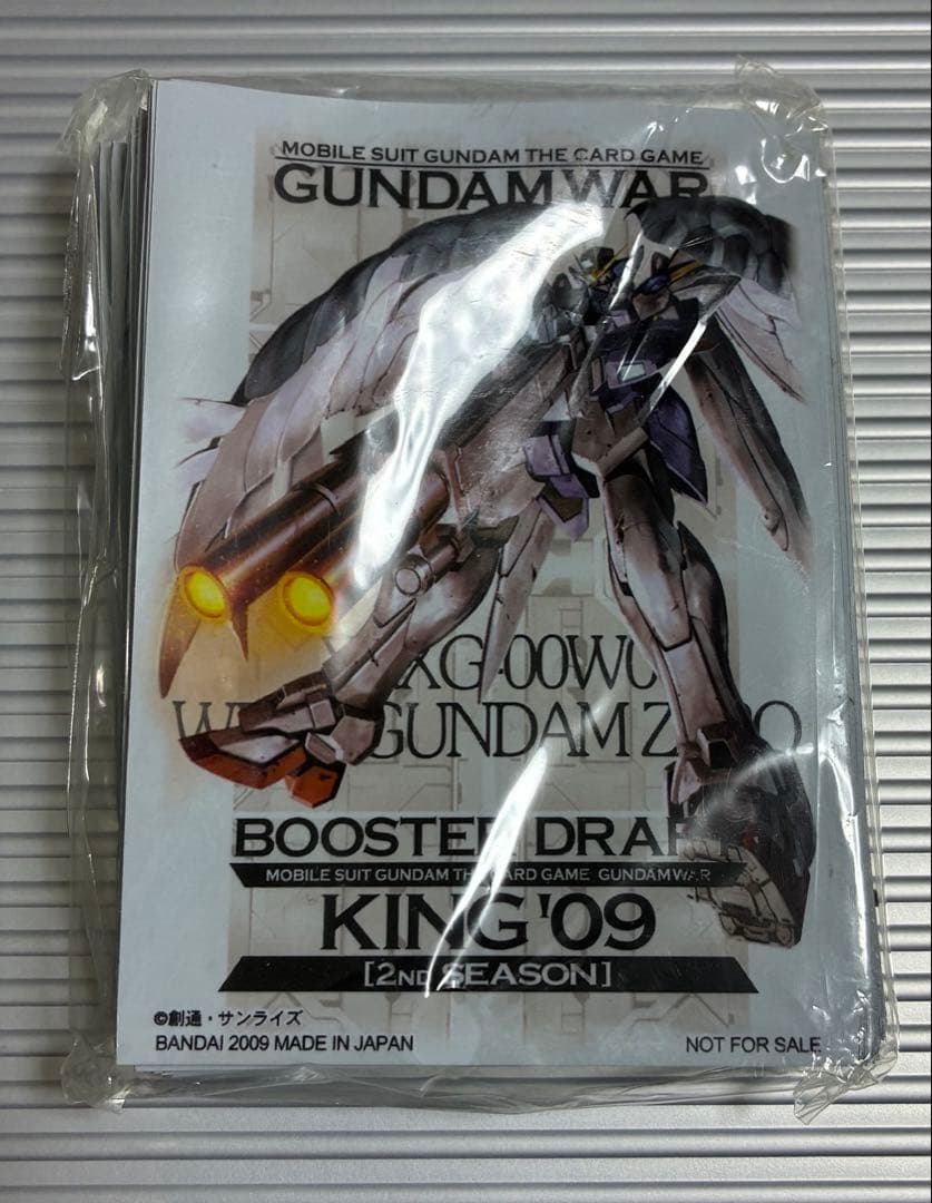 ガンダムウォー BOOSTER DRAFT KING 限定スリーブ ウイングゼロ - メルカリ