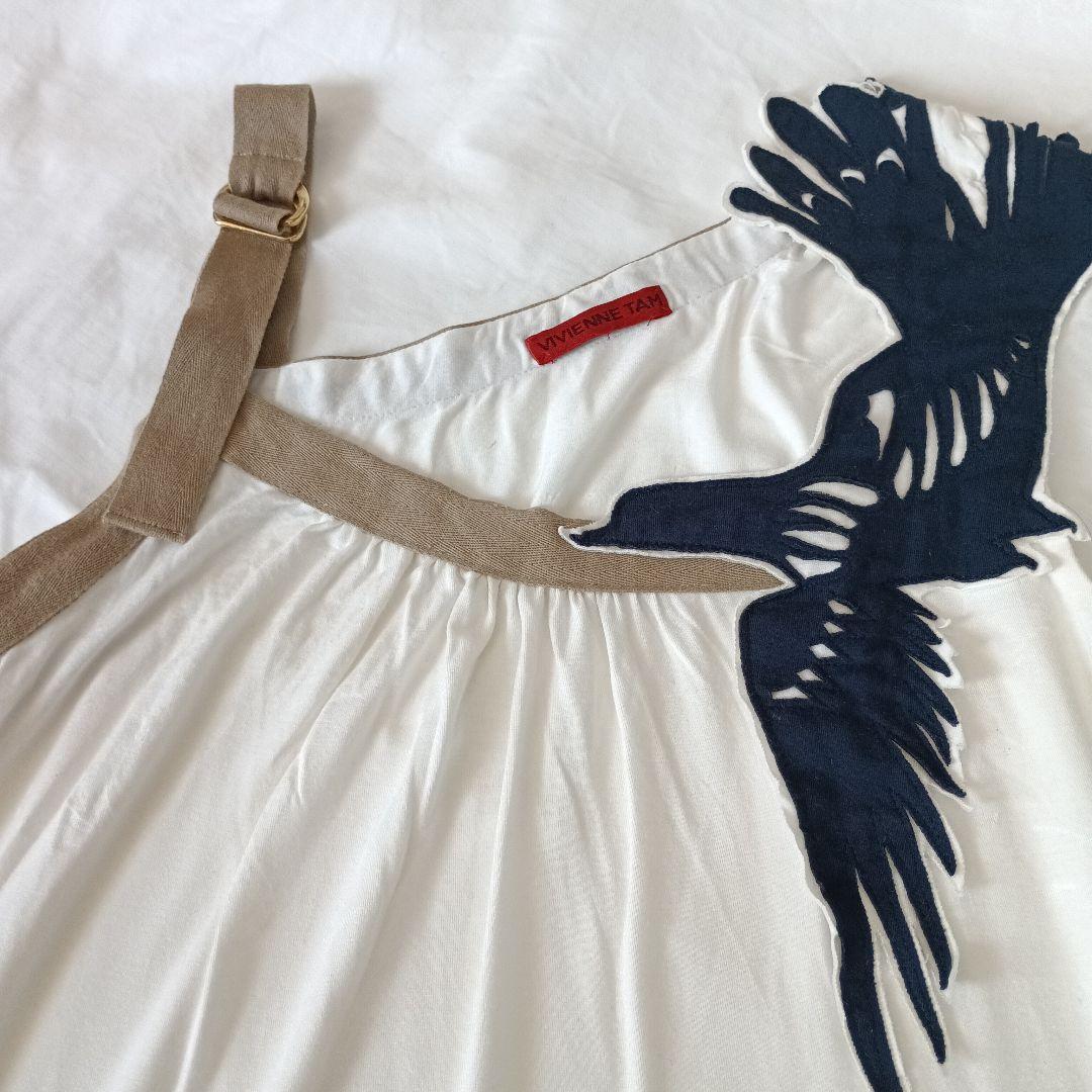 【希少/RARE】VIVIENNE TAM 鳥柄キャミソール アジアン 美品