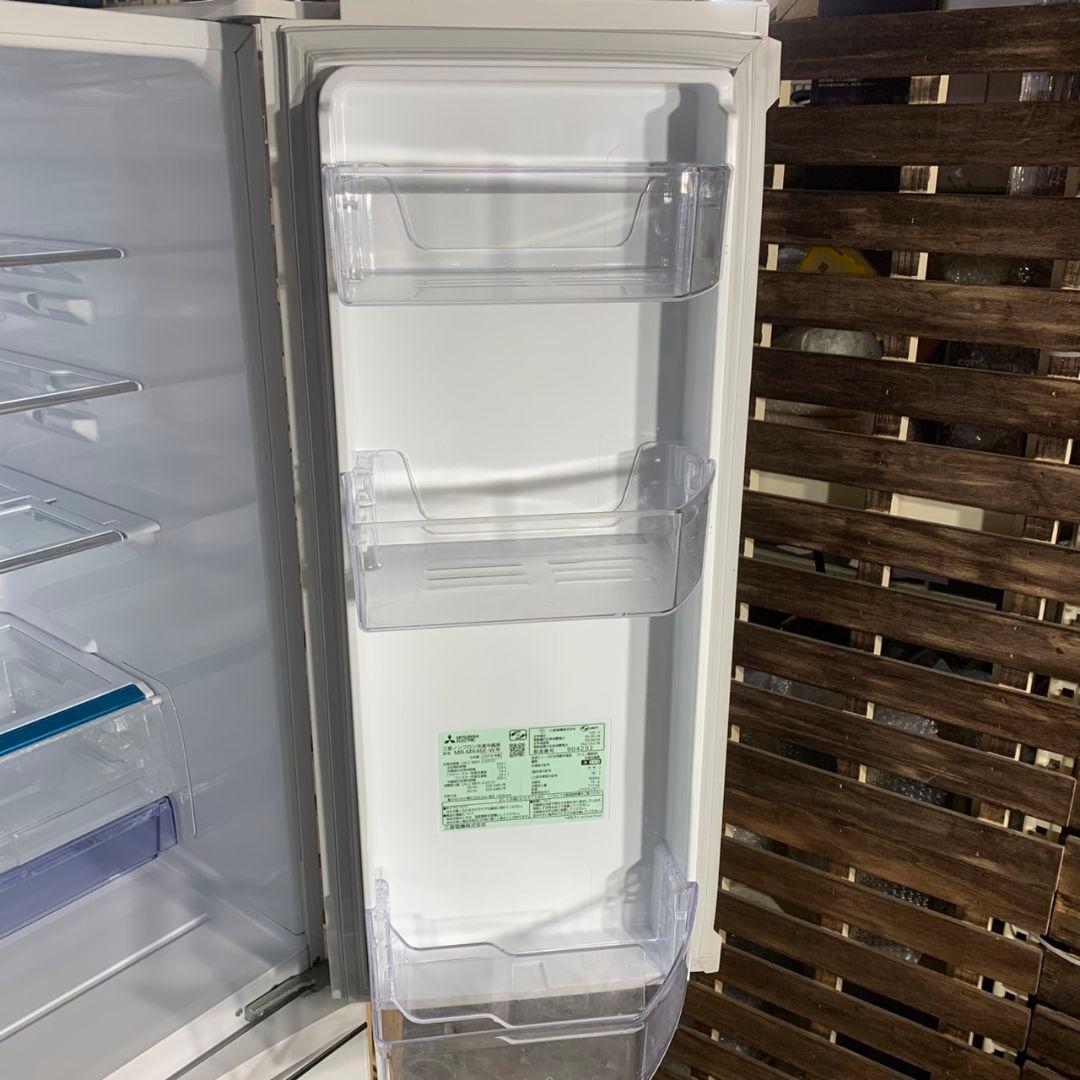 J564 フレンチドア冷蔵庫 三菱 455L 2019年製 ガラストップ
