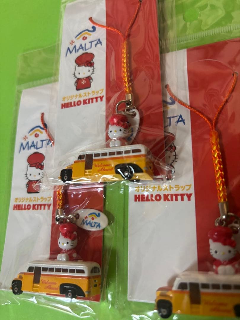 キティ　ストラップ　未開封　バス　コラボ