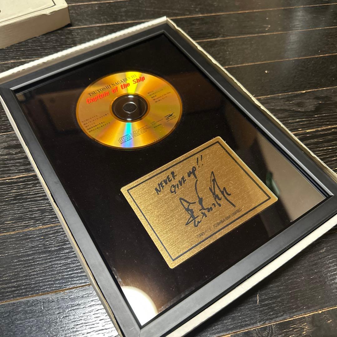 新品未使用 長渕剛 ゴールドディスク 当時品 公式グッズ