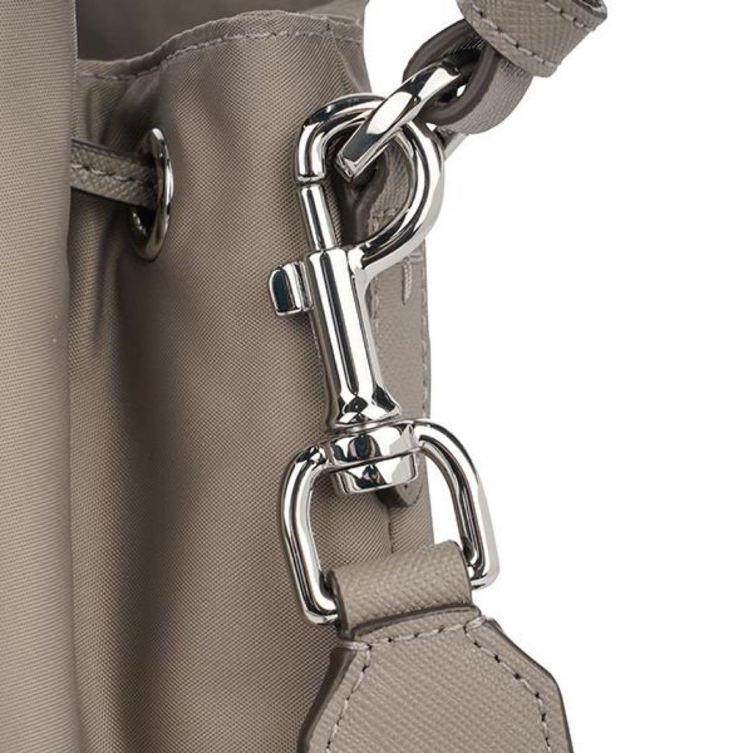 【未使用】トリーバーチ ナイロン巾着2WAYバッグ グレージュ