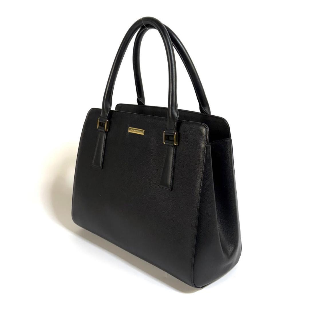 【美品】BURBERRY レザー ハンドバッグ ノバチェック ゴールド金具