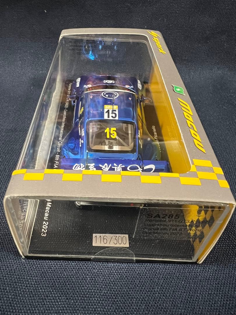ミニカー Spark 1/43 Porsche 911GT3R 992 Macau #15