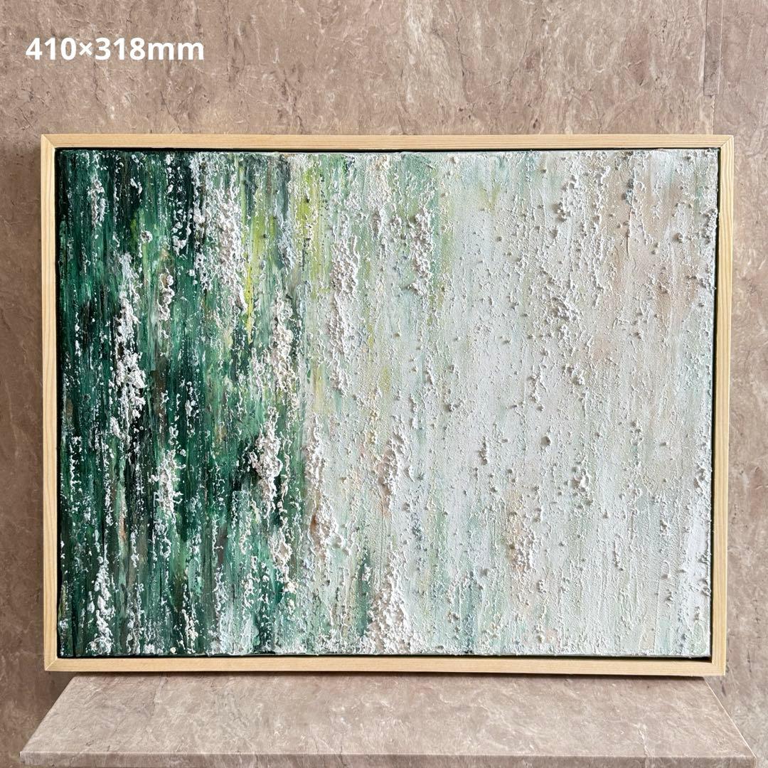 キグルミん様アクリル画テクスチャーアートno.106抽象画キャンバス