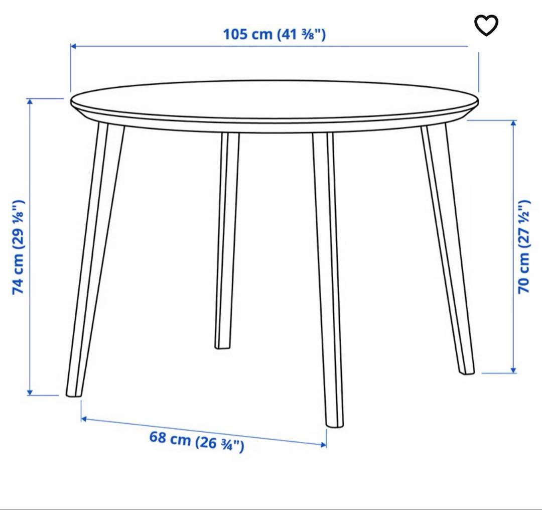 IKEA LISABO テーブル