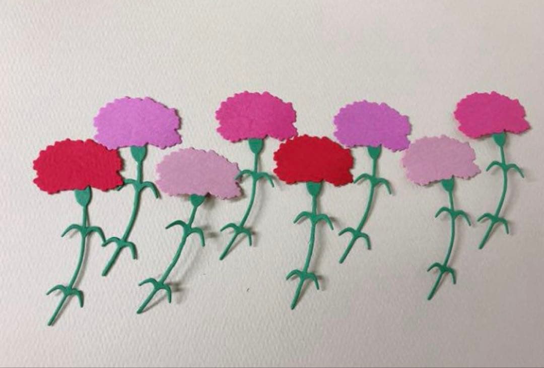 アルバム飾り カーネーション オーダー受付中（＾ω＾）