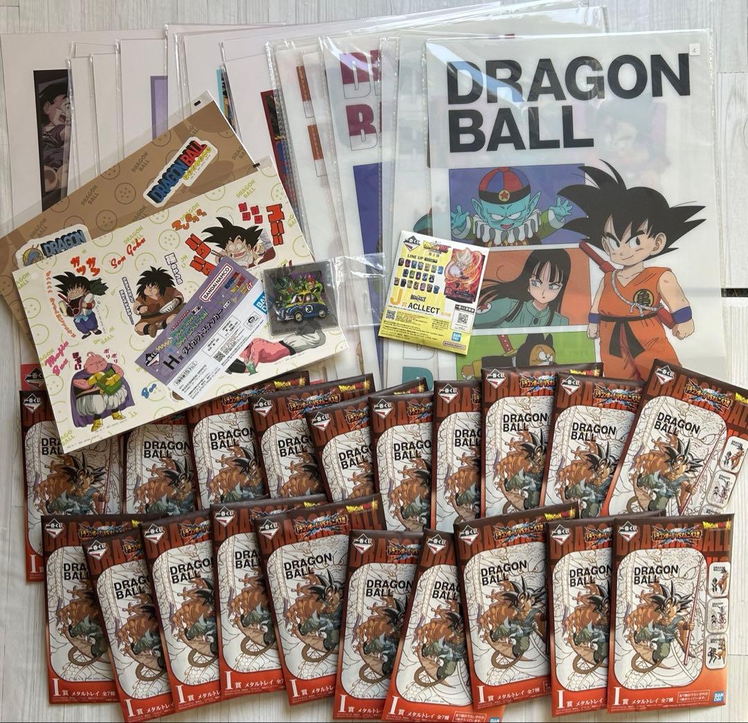 一番くじ ドラゴンボール クリアポスター ビジュアルシートなど まとめ