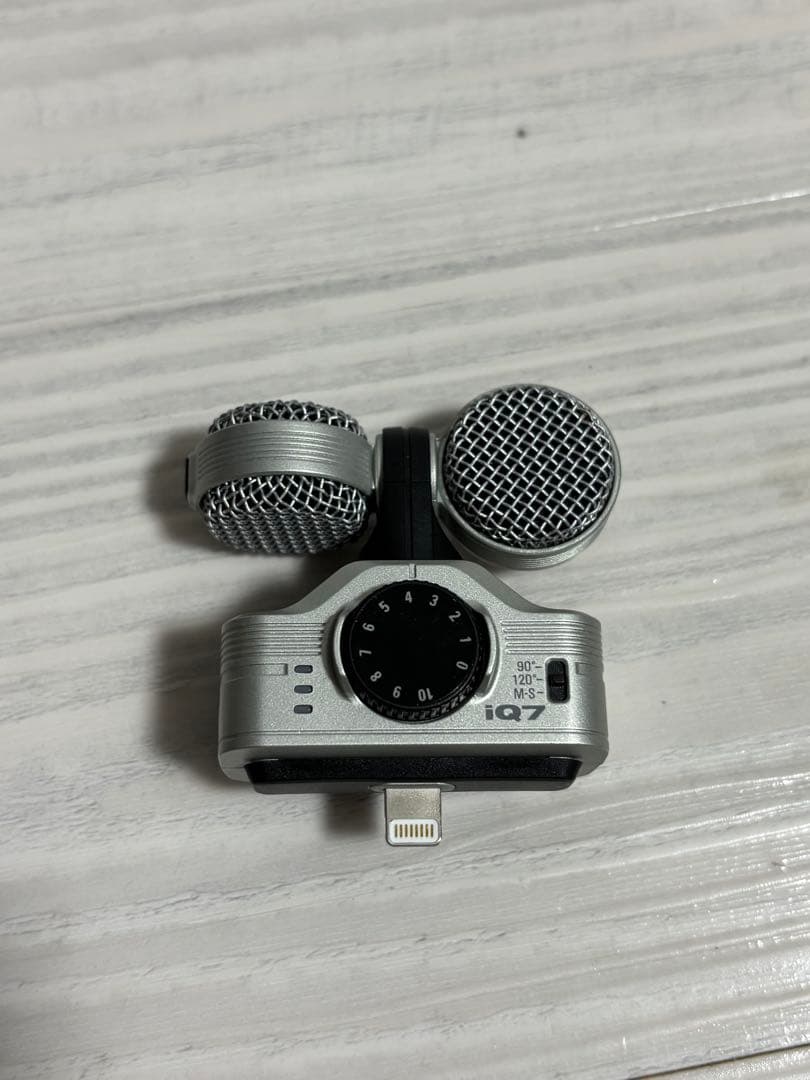 ZOOM MSステレオコンデンサーマイク iQ7 MSステレオマイクロフォン