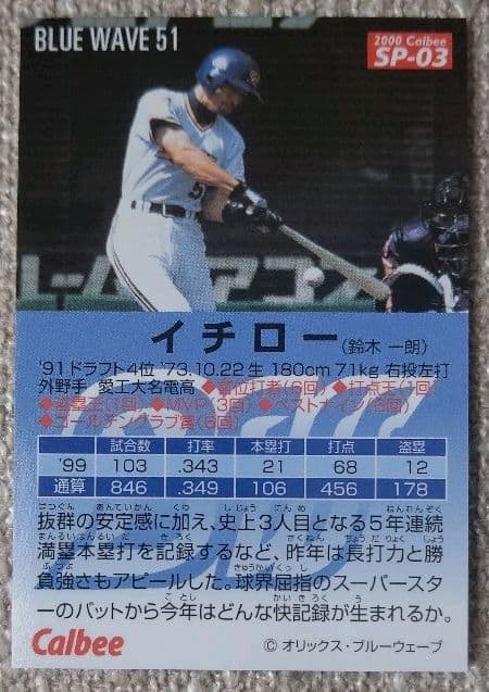 プロ野球カード2000 スペシャルカードセット