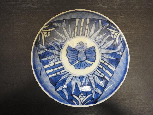 伊万里染付丸三段重MA319