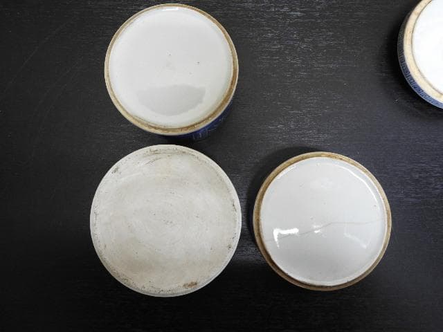 伊万里染付丸三段重MA319