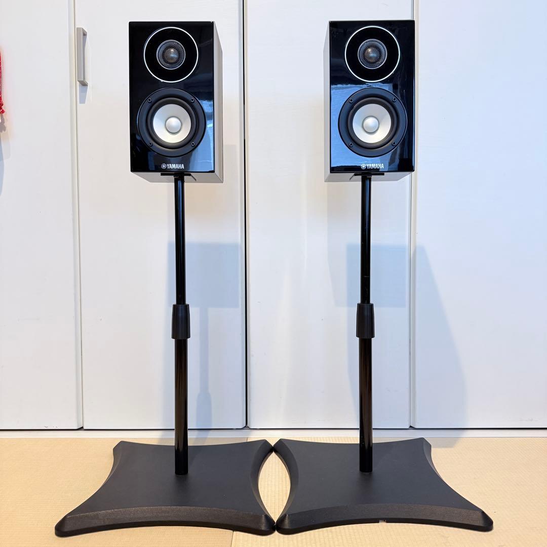 ヤマハ NS-B700 BP ピアノブラック スピーカー ペア スタンド付き