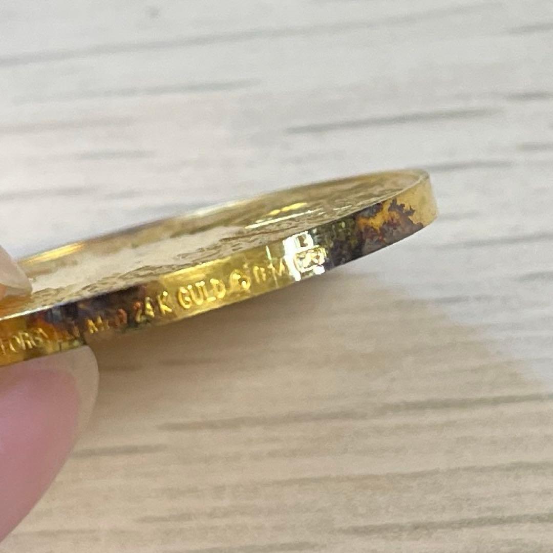 フランクリンミント コイン シルバー925/1000 24メッキ